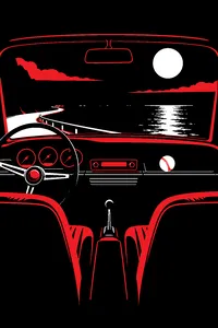 An object that evokes Paradise by the Dashboard Light.